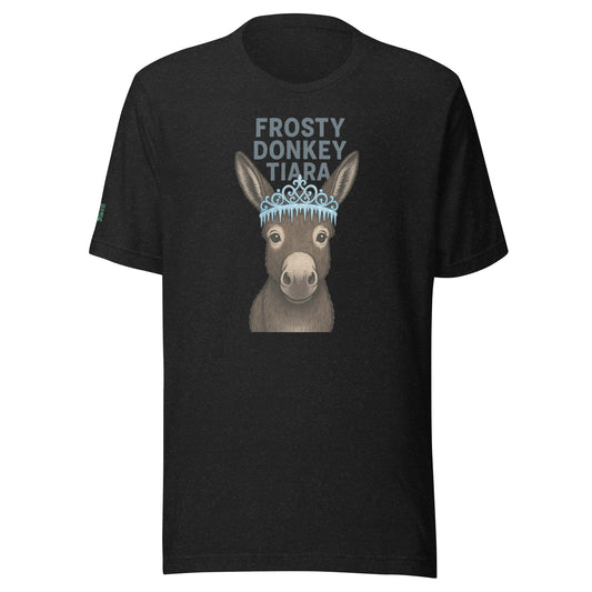 Frosty Donkey Tiara T-Shirt - Political Satire Tee