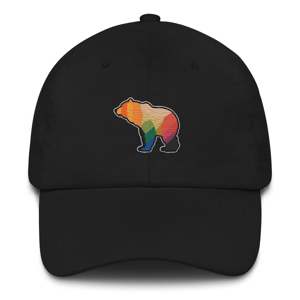 Rainbow Mountain Bear Dad Hat