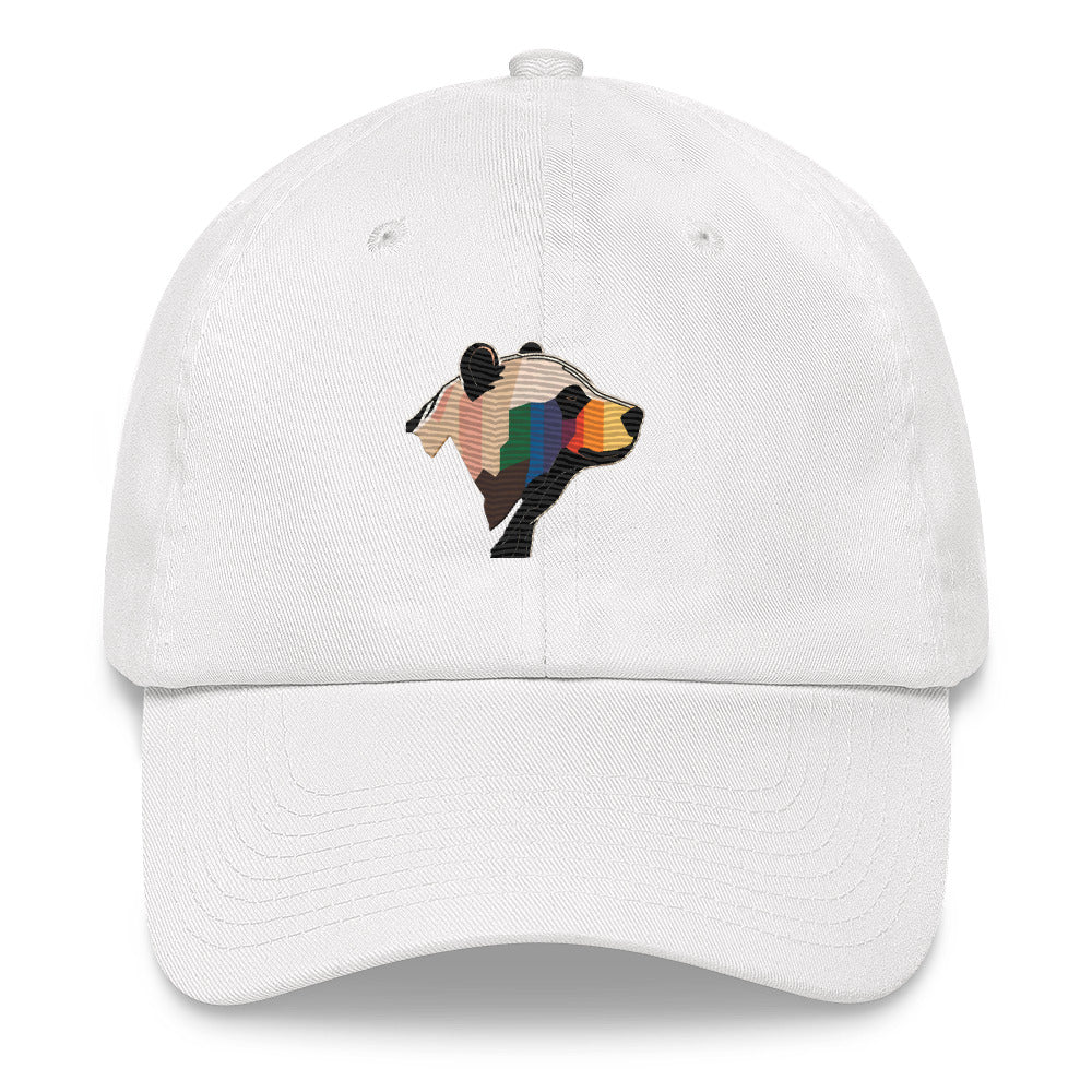 Rainbow Bear Dad Hat