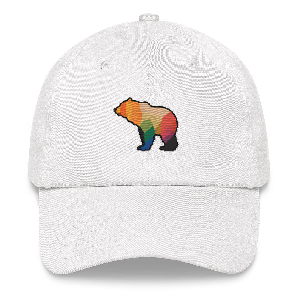 Rainbow Mountain Bear Dad Hat
