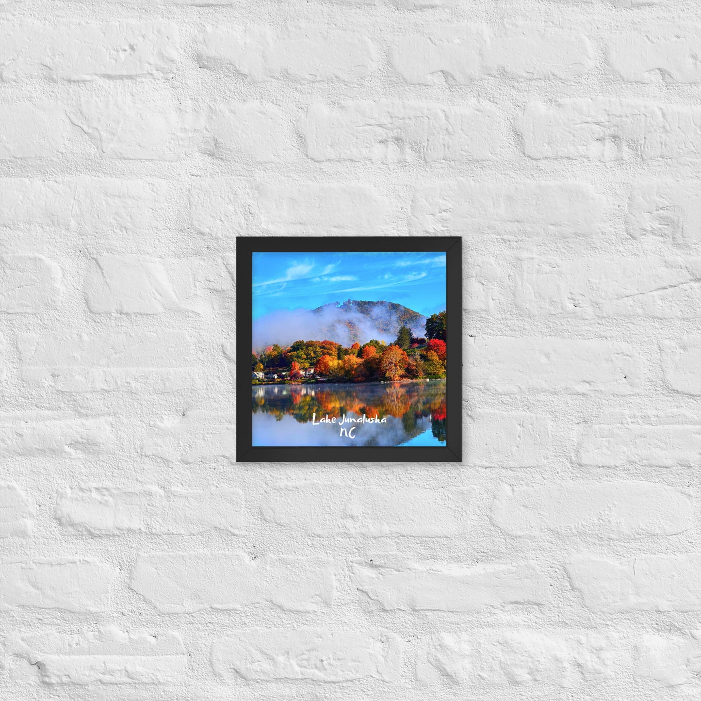 Lake Junaluska Fall - Framed Poster Print