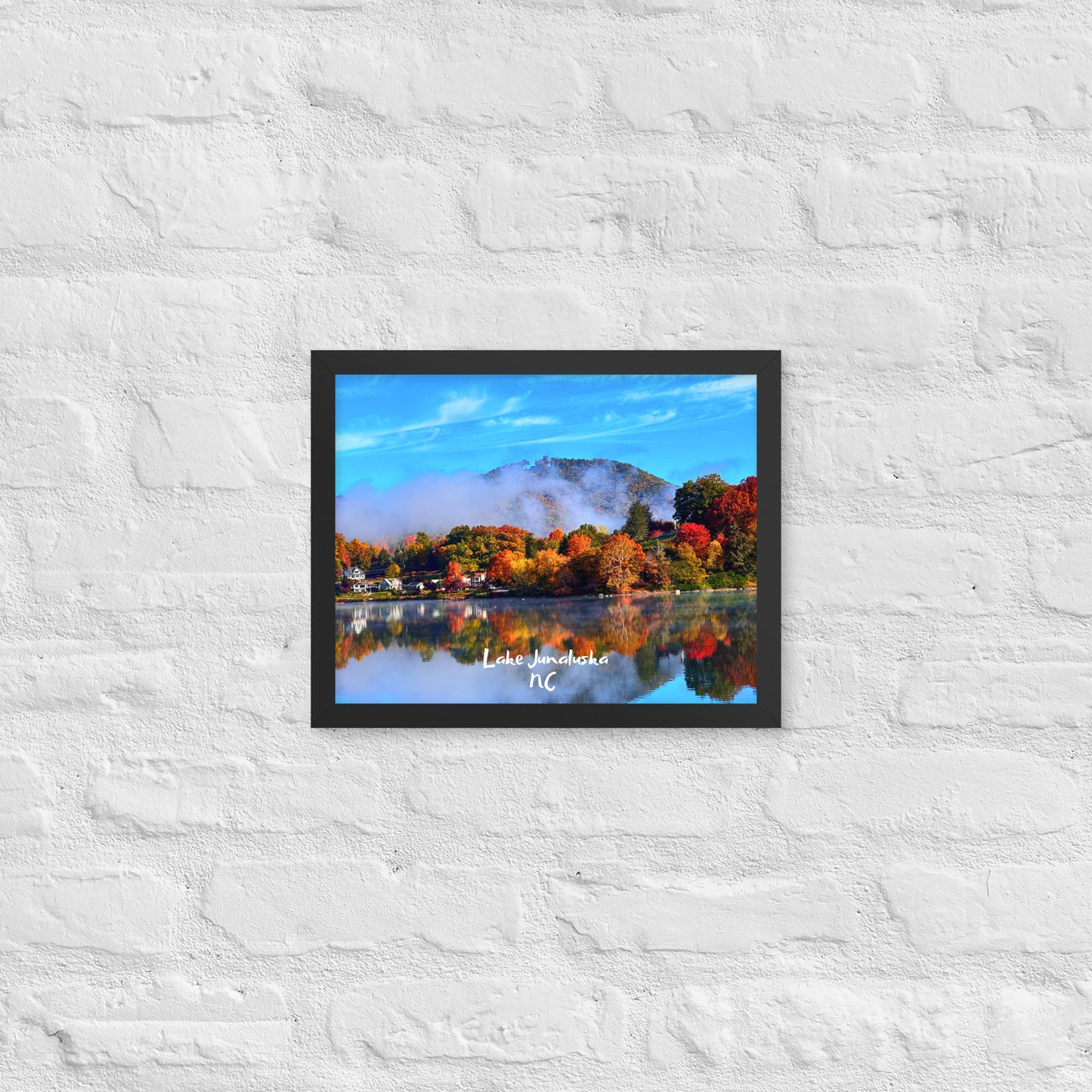 Lake Junaluska Fall - Framed Poster Print