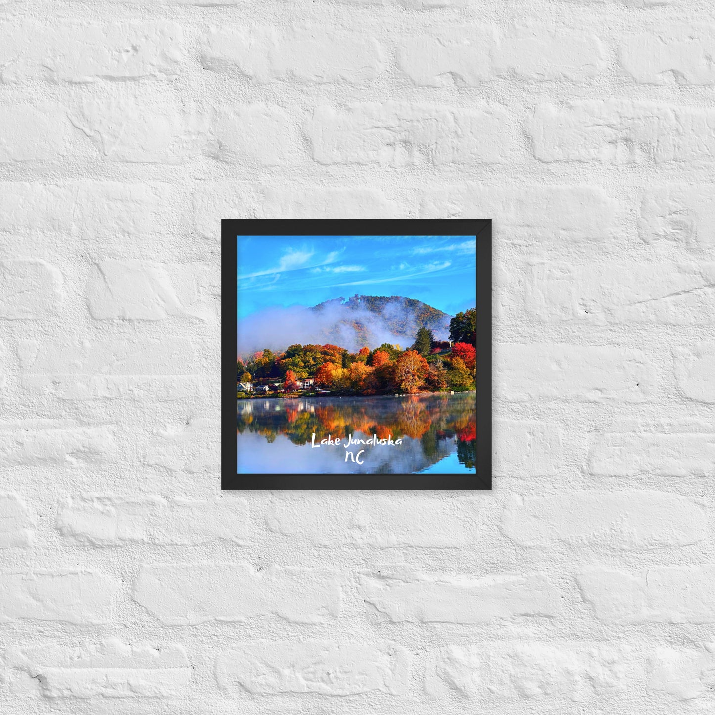 Lake Junaluska Fall - Framed Poster Print