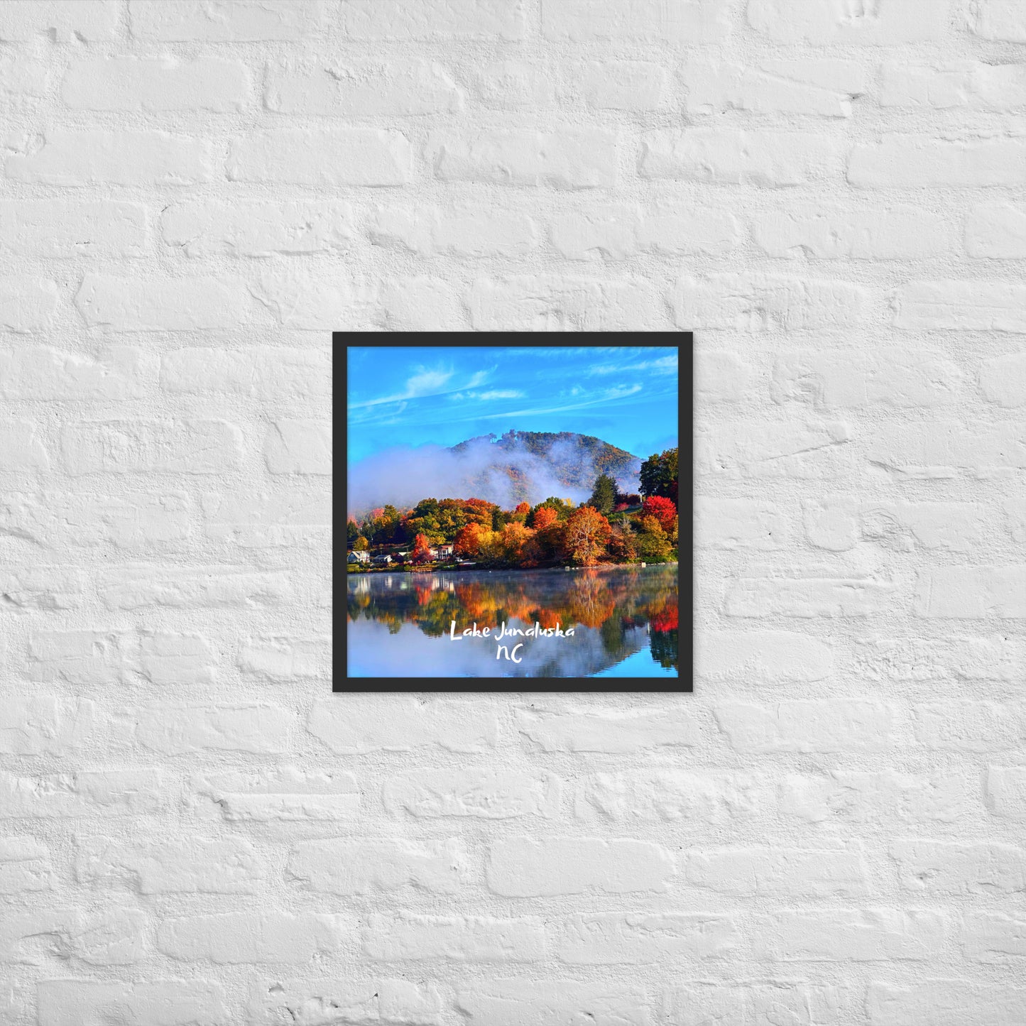 Lake Junaluska Fall - Framed Poster Print