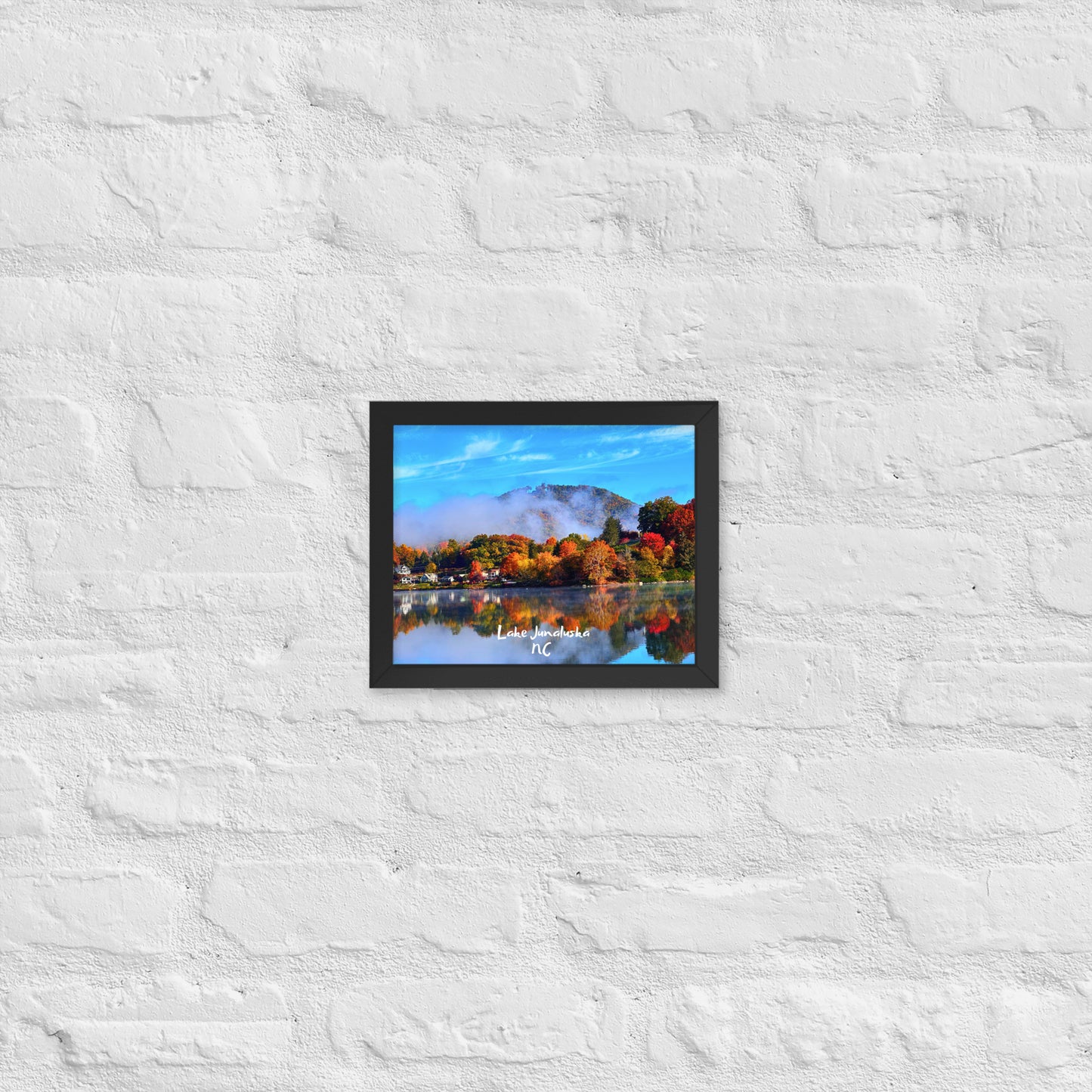 Lake Junaluska Fall - Framed Poster Print