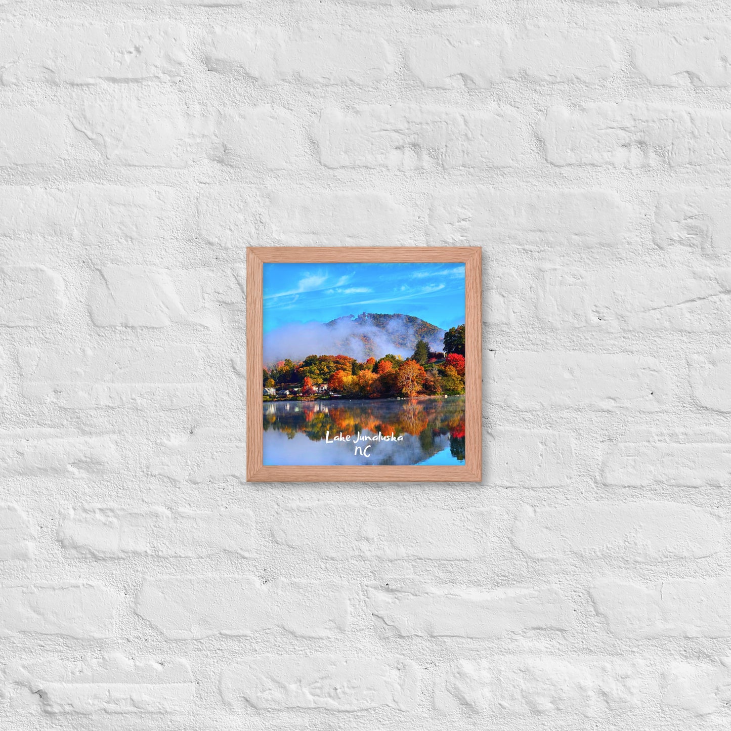 Lake Junaluska Fall - Framed Poster Print
