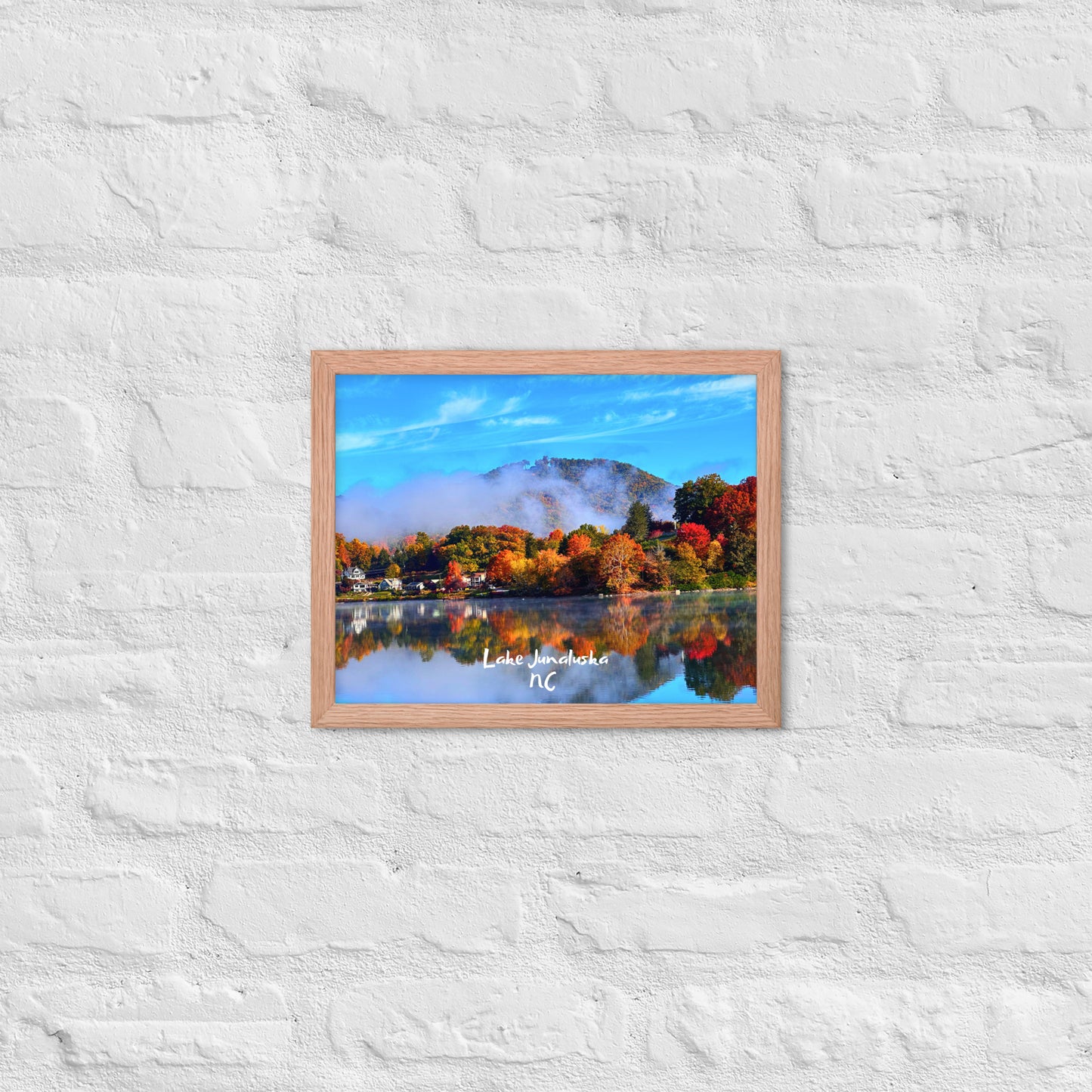 Lake Junaluska Fall - Framed Poster Print