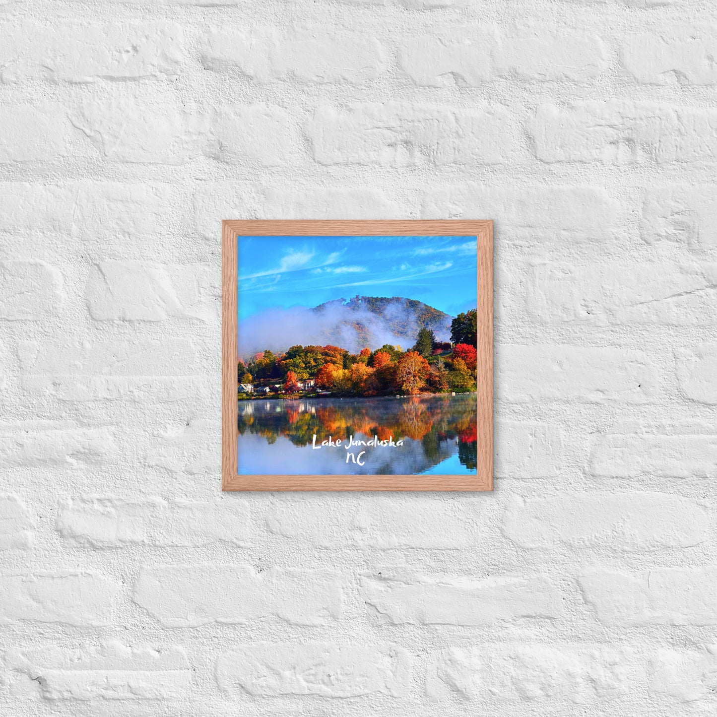 Lake Junaluska Fall - Framed Poster Print