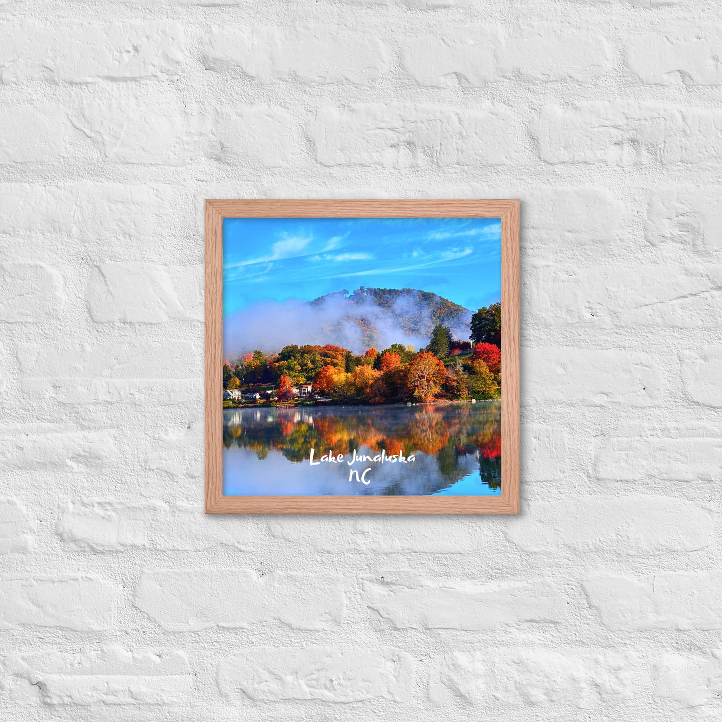 Lake Junaluska Fall - Framed Poster Print
