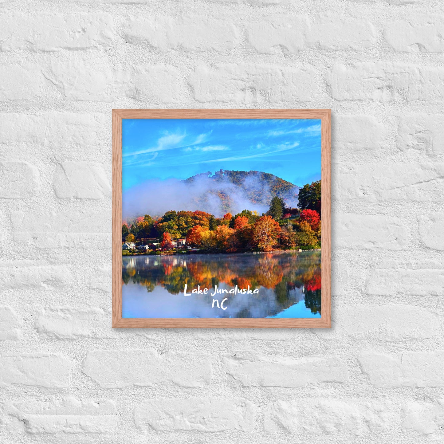 Lake Junaluska Fall - Framed Poster Print