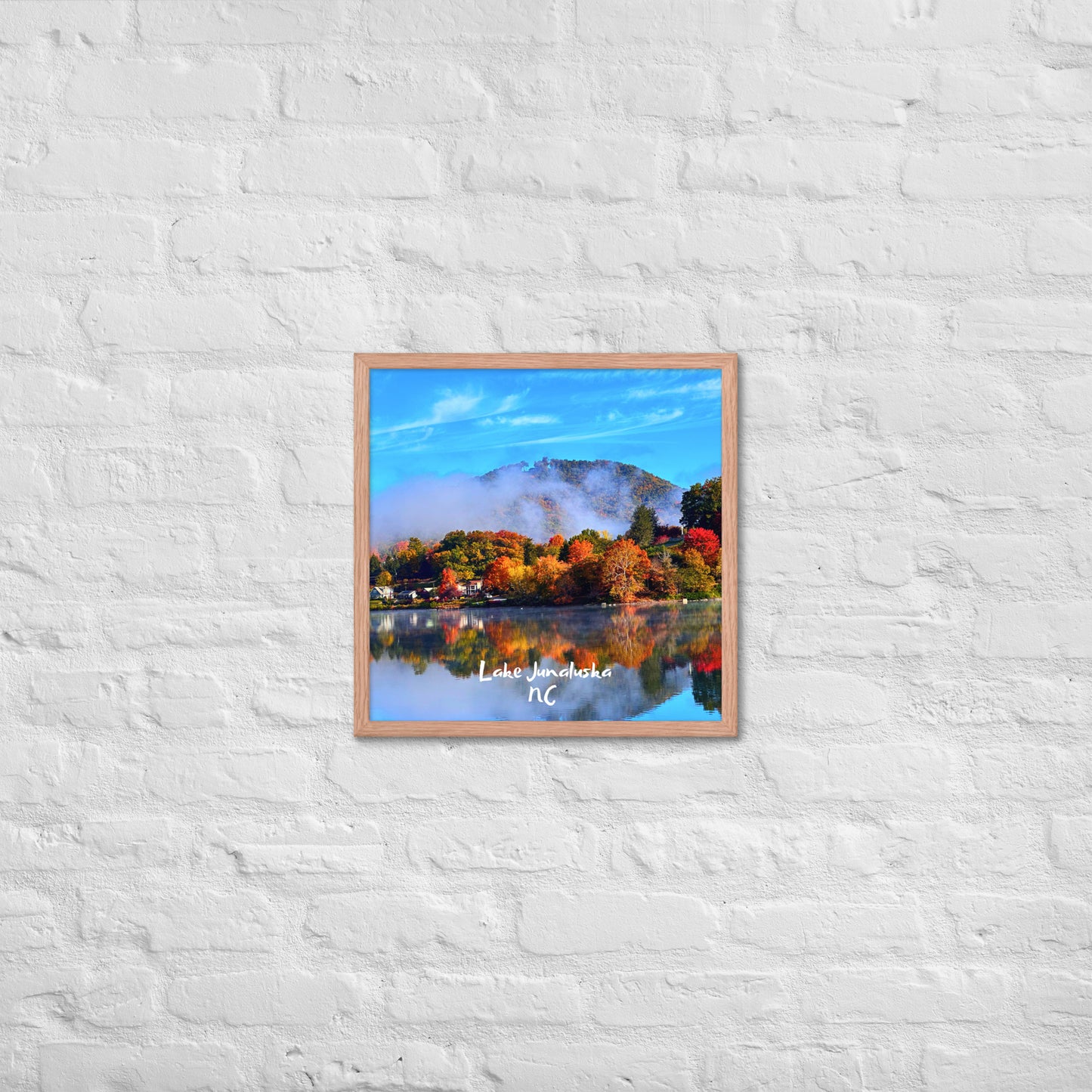 Lake Junaluska Fall - Framed Poster Print