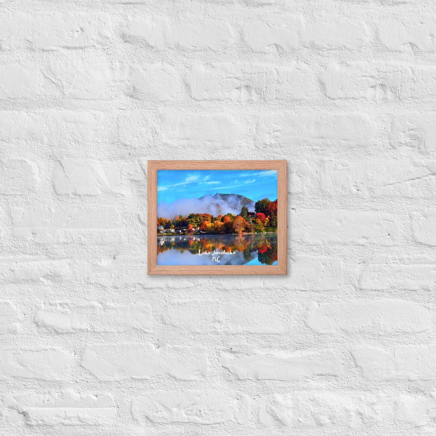 Lake Junaluska Fall - Framed Poster Print