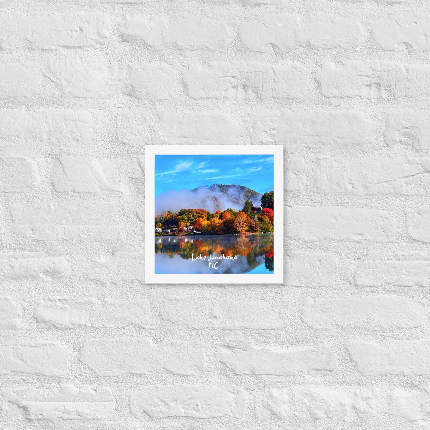 Lake Junaluska Fall - Framed Poster Print