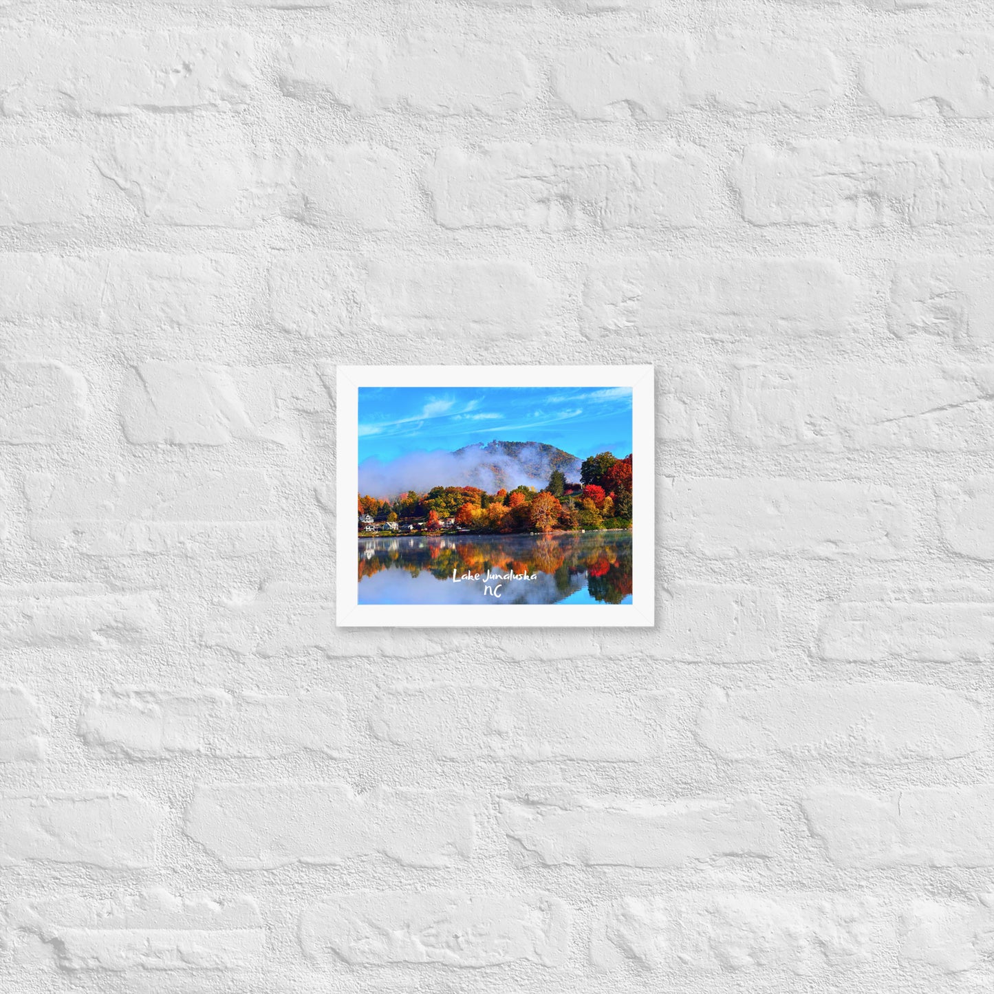 Lake Junaluska Fall - Framed Poster Print