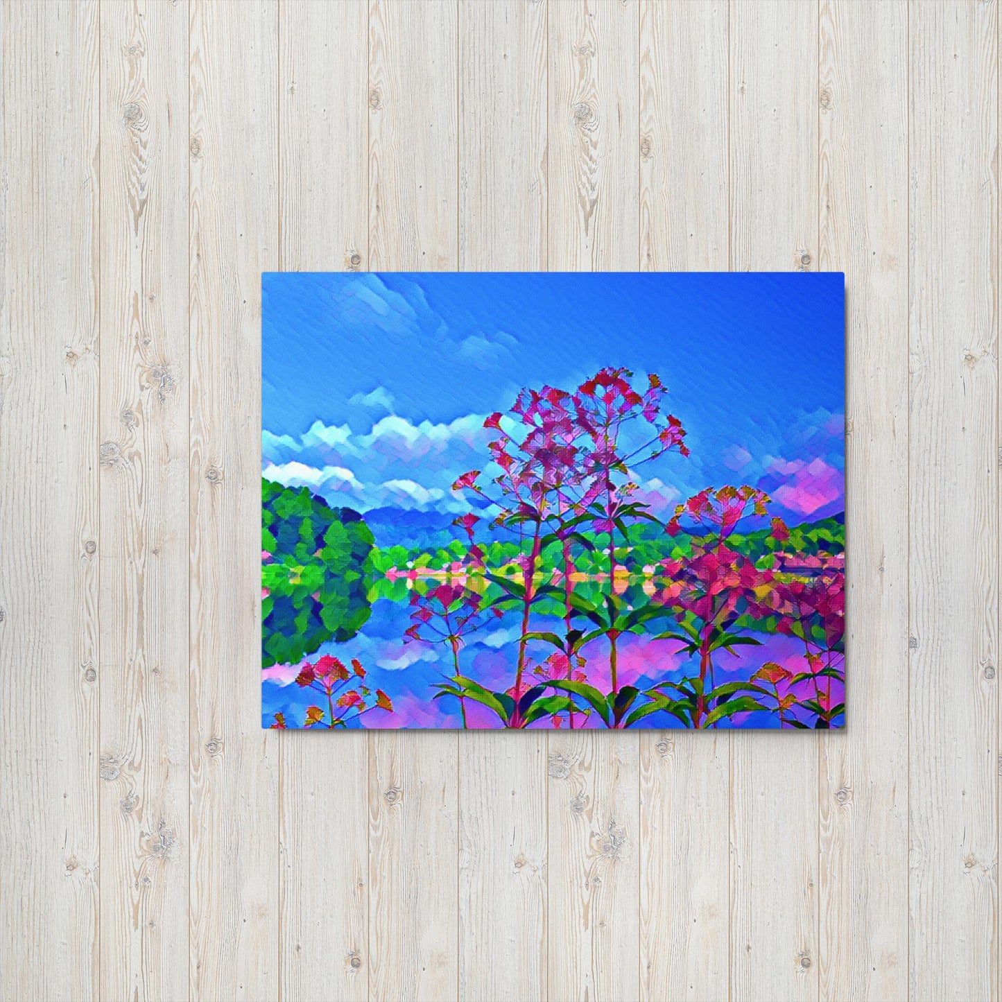 Spring Bloom at Lake Junaluska - Metal Print