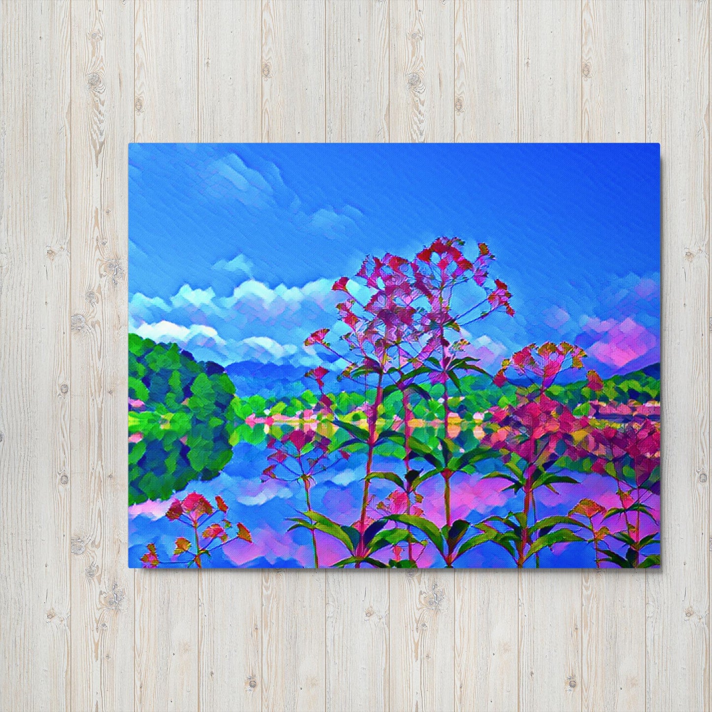 Spring Bloom at Lake Junaluska - Metal Print