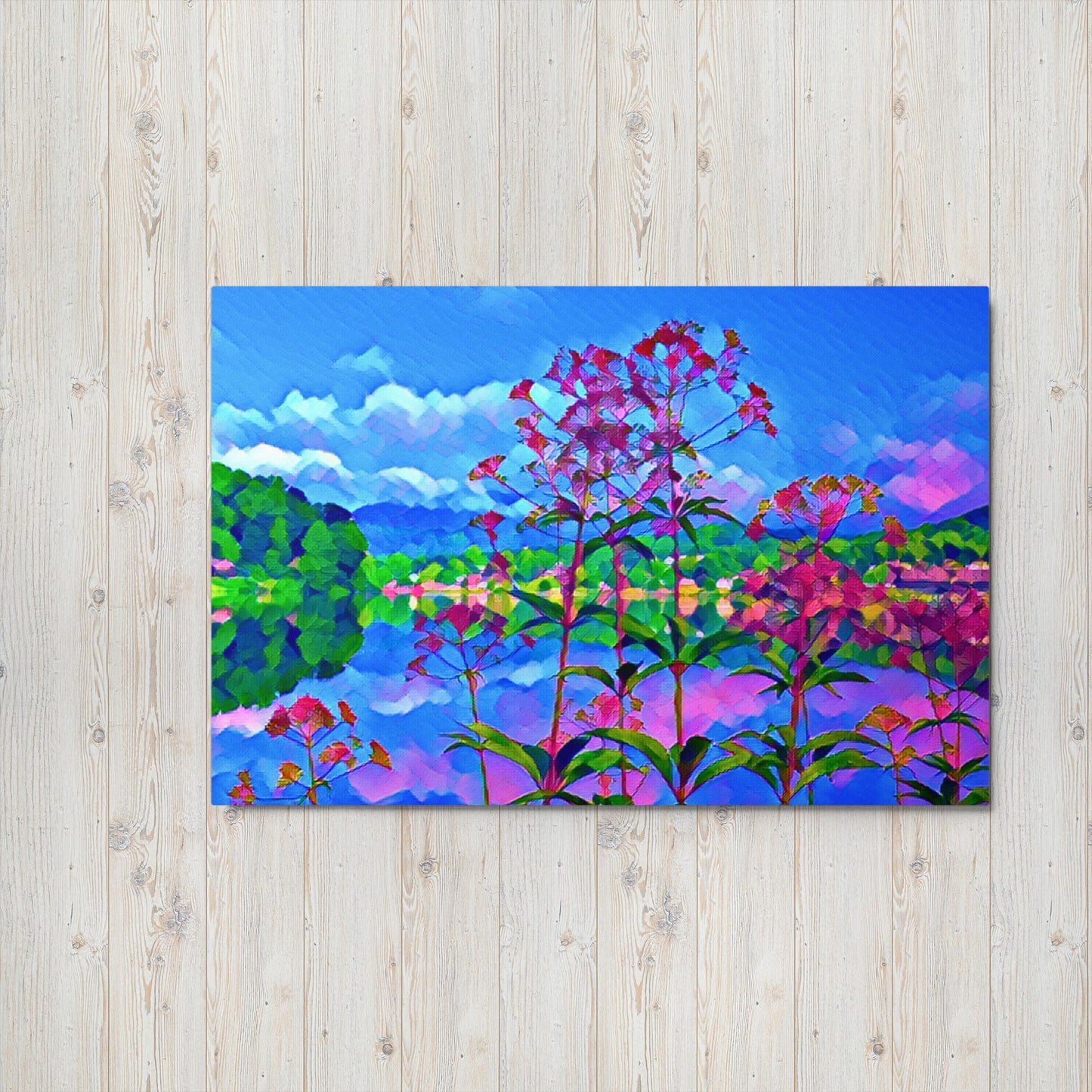 Spring Bloom at Lake Junaluska - Metal Print
