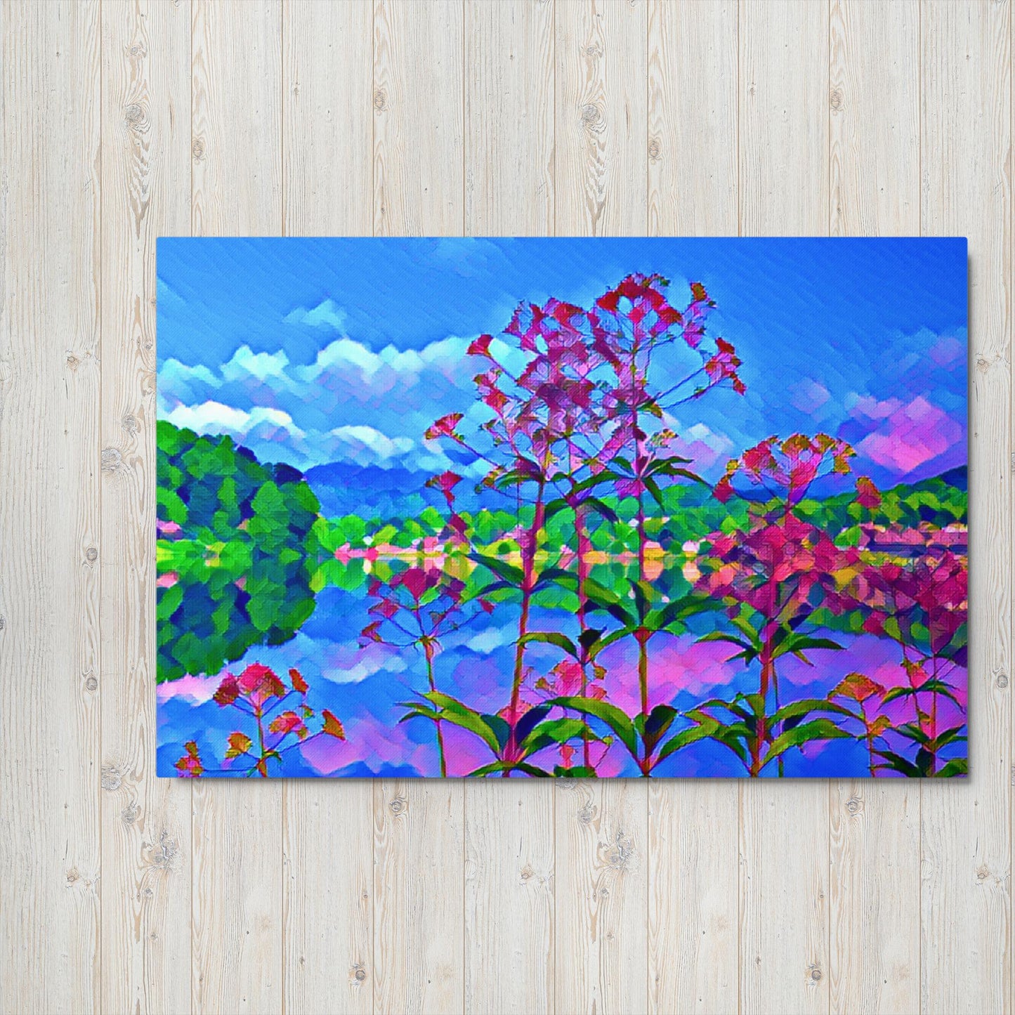 Spring Bloom at Lake Junaluska - Metal Print