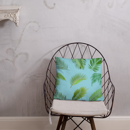 Tropical Palm Tree Pillow