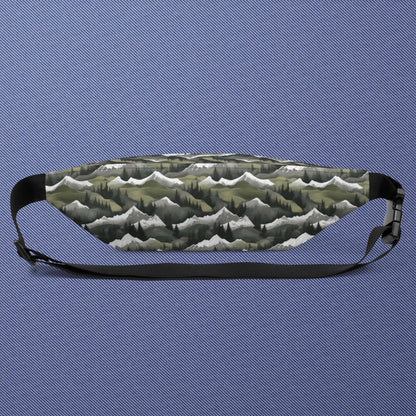 Mountain Graphic Fanny Pack