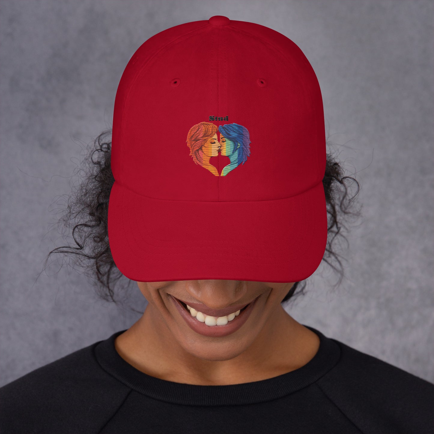 LGBTQ Rainbow Kiss Women's Hat