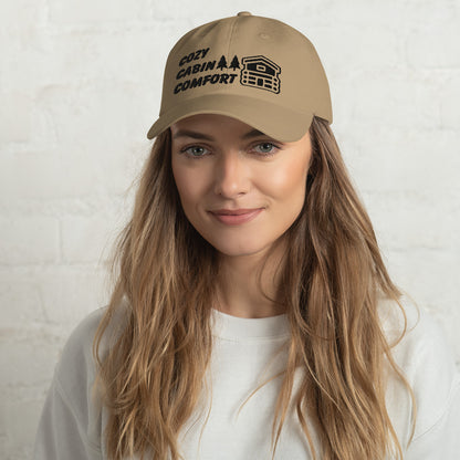 Cozy Cabin Comfort Embroidered Unisex Hat