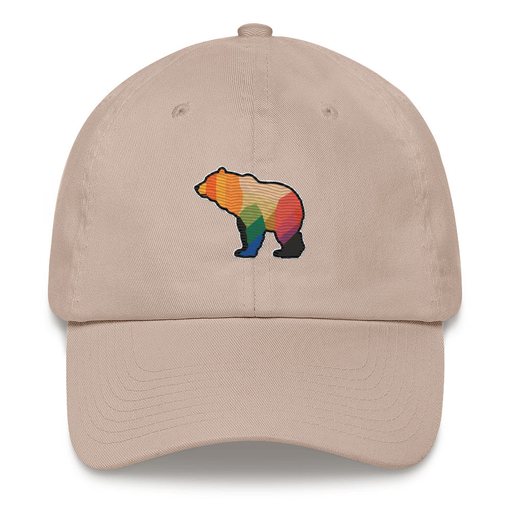 Rainbow Mountain Bear Dad Hat