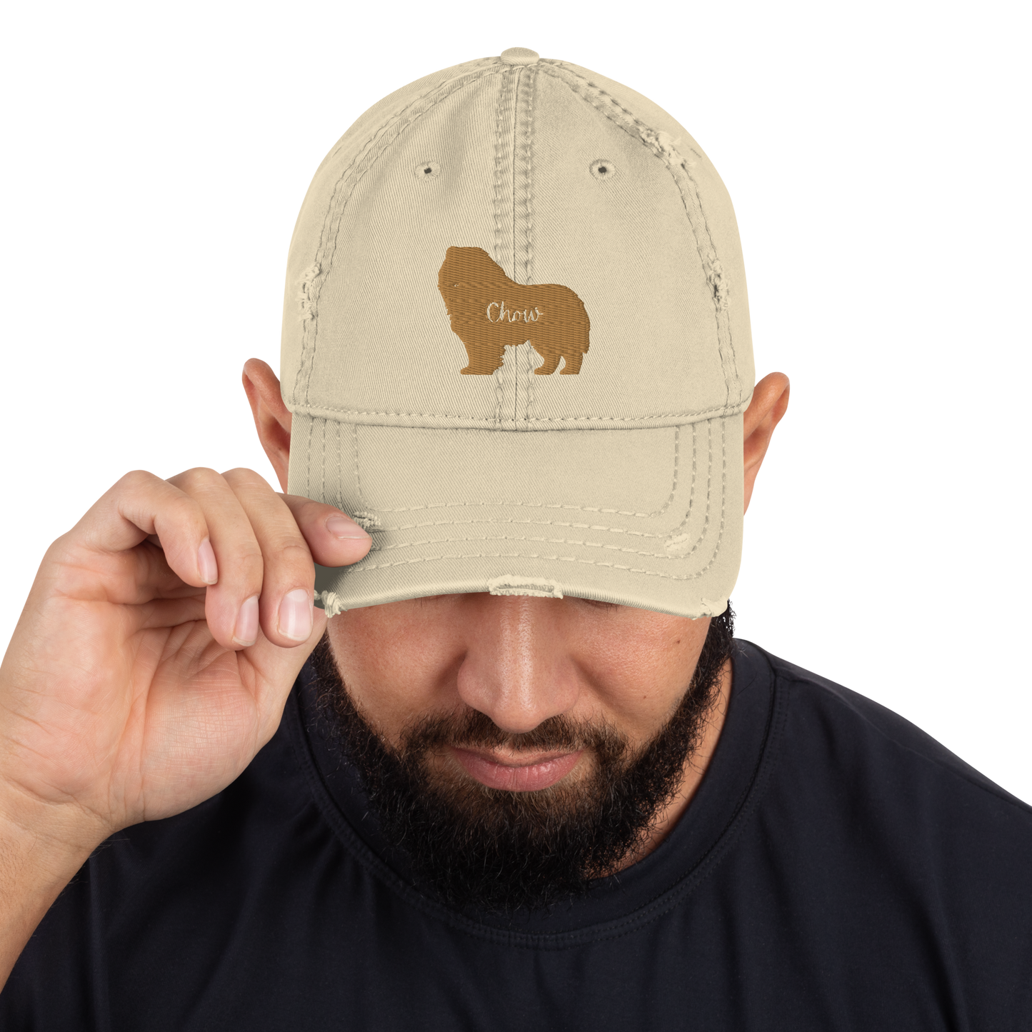 Simple Chow Chow Embroidered Unisex Hat