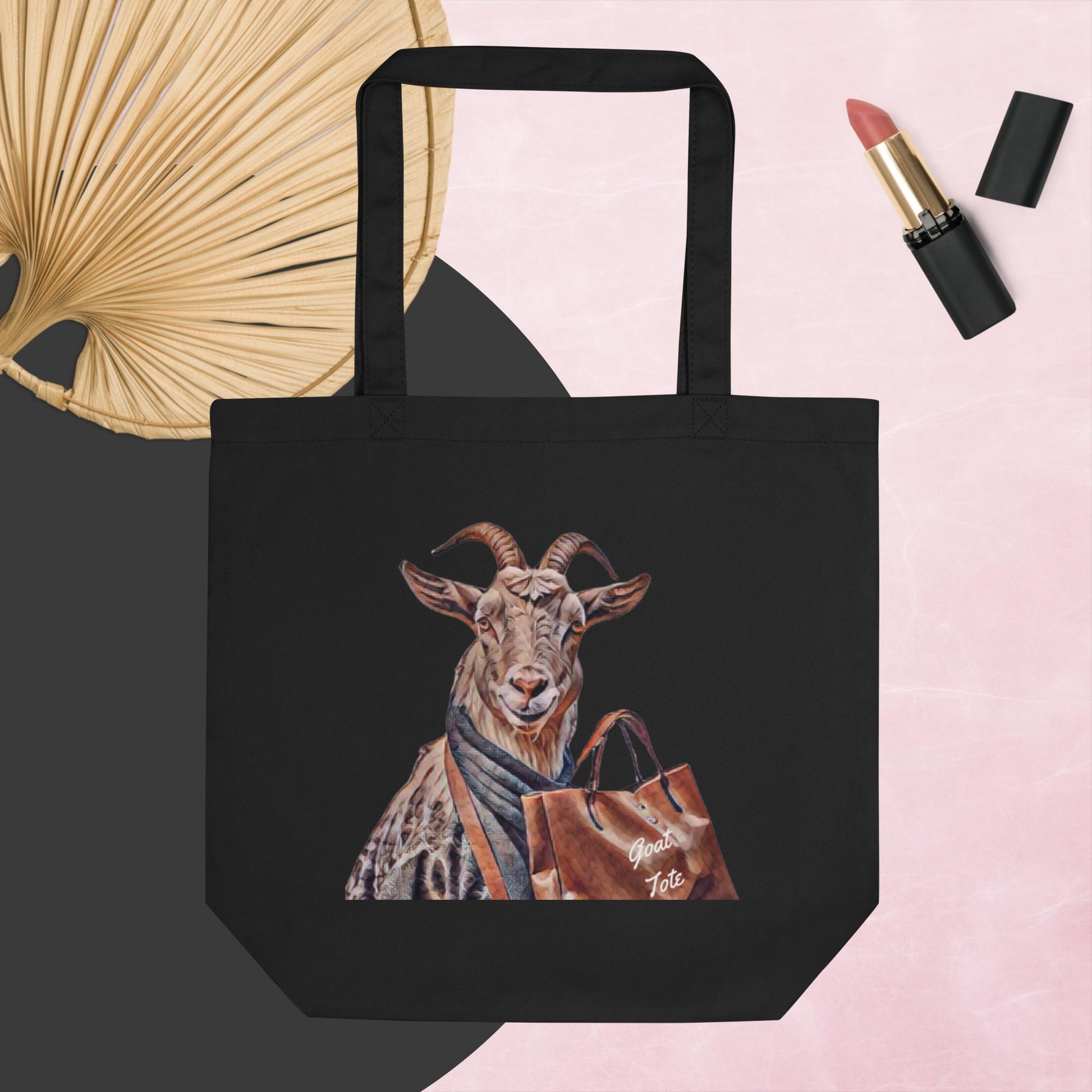 Goat Graphic Tote Bag