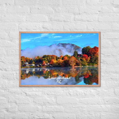 Original Photo Art - Lake Junaluska Fall - Framed Poster Print