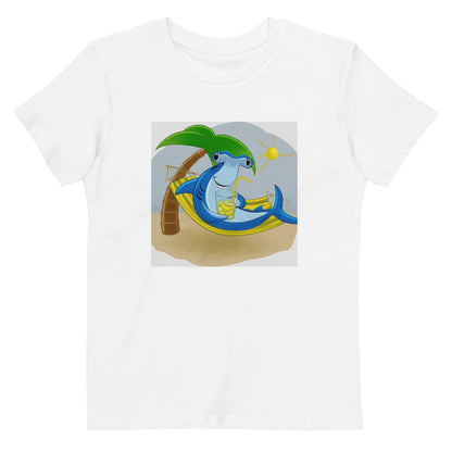 Kids' Shark T-Shirt - Hammerhead in a Hammock