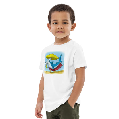 Kids' Shark T-Shirt - Hammerhead Beach Day