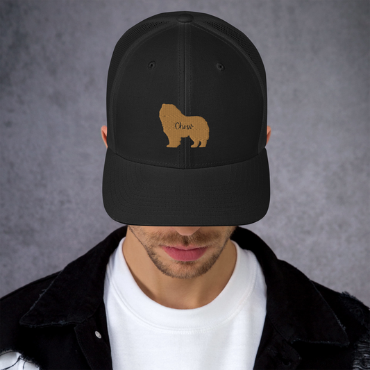 Chow Chow themed trucker hat