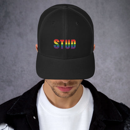 LGBTQ Rainbow Stud Pride Hat