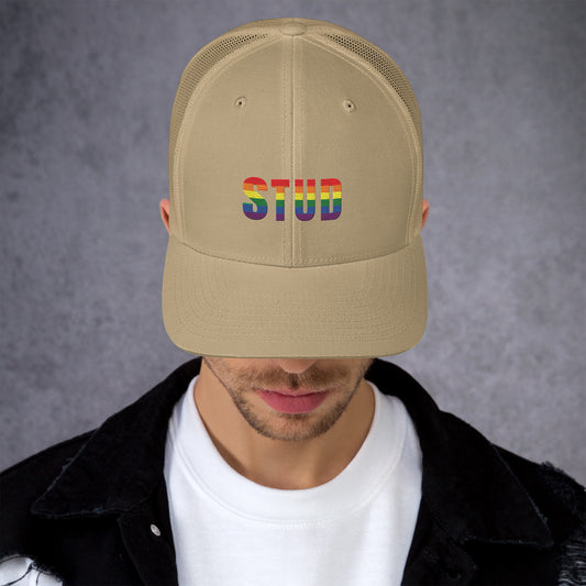 LGBTQ Rainbow Stud Pride Hat