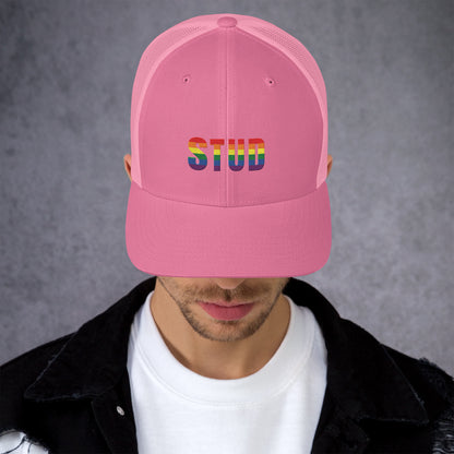 LGBTQ Rainbow Stud Pride Hat