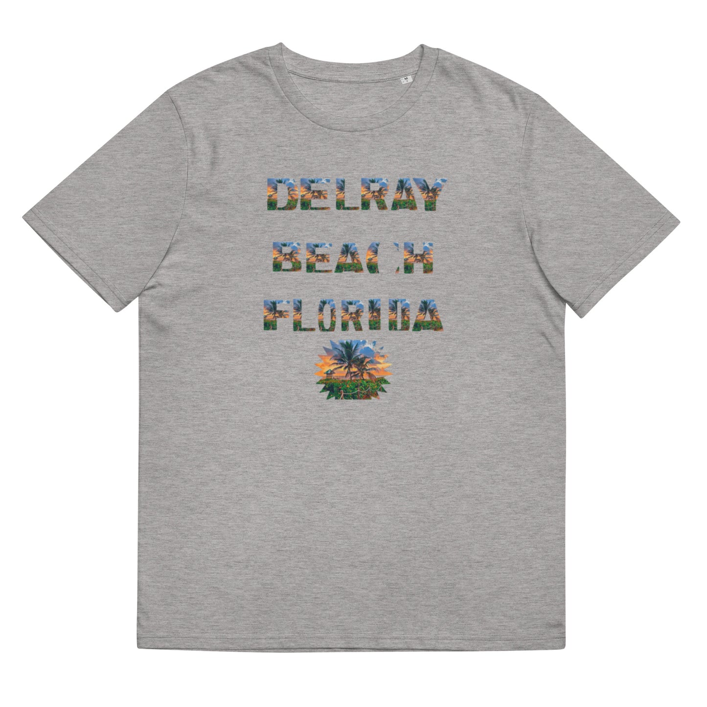Delray Beach Painting Unisex Organic Cotton T-Shirt
