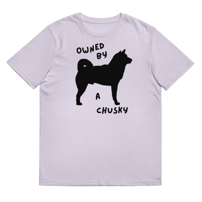 Chusky Print Unisex Organic Cotton T-Shirt