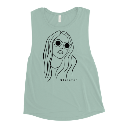 Whatever Graphic Women's Muscle Tank